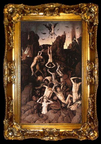 framed  Dieric Bouts Hell, ta009-2